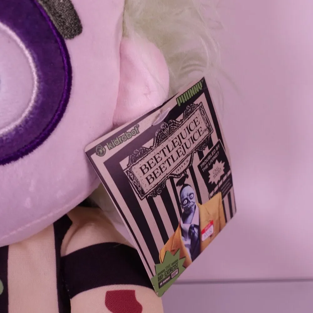 Baby Beetlejuice Large Plush Figure Kidrobot Phunny Horror Bio-Exorcism NWT